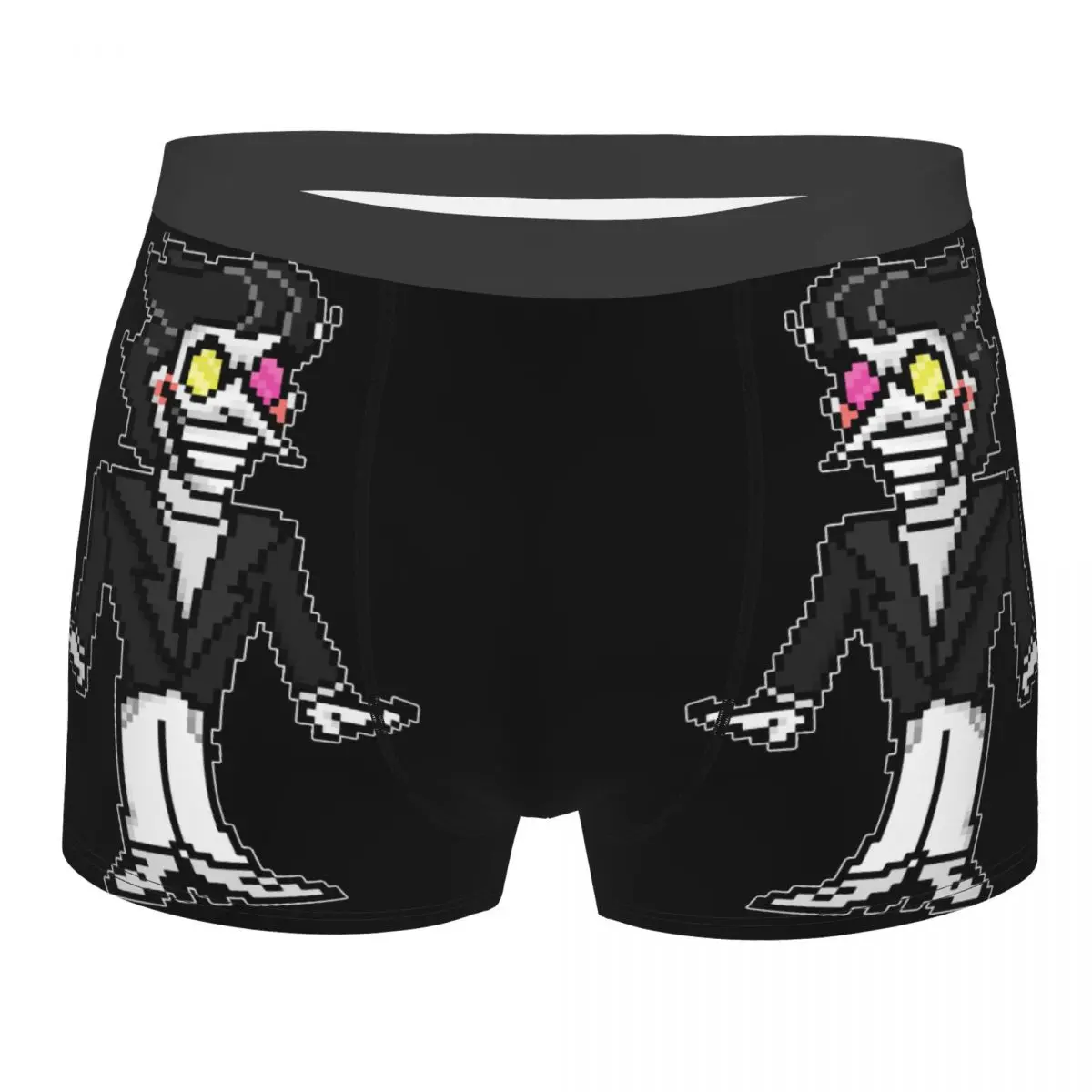 Deltarune Spamton Undertale Men's Boxer Briefs,Highly Breathable Underwear,Top Quality 3D Print Shorts Birthday Gifts