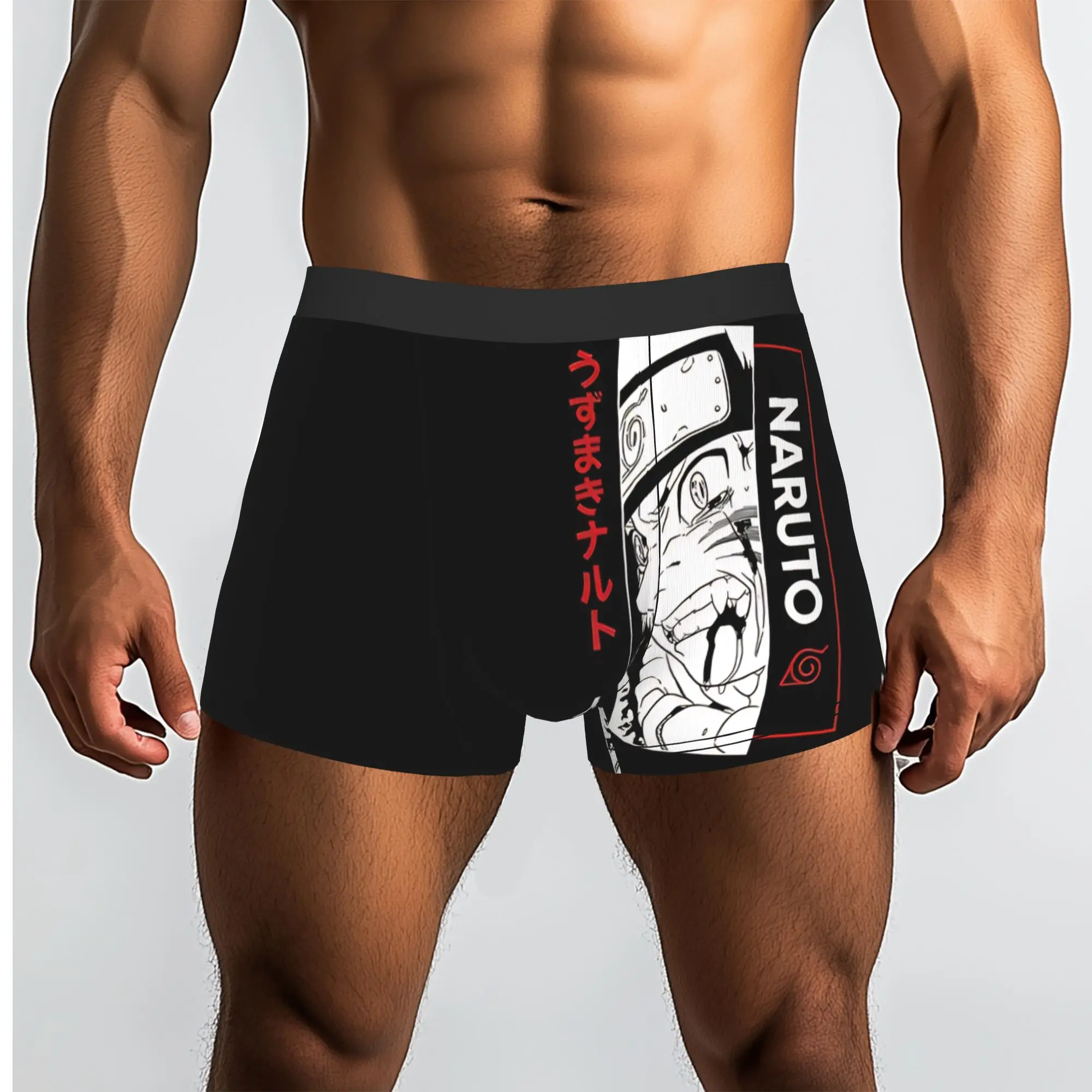 Naruto Uzumaki Naruto  Bandai NARUTO Underpants Homme Panties Male Underwear Comfortable Shorts Boxer Briefs