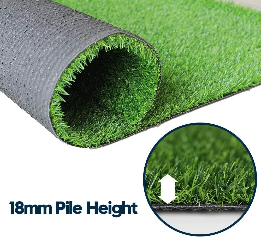 Artificial Grass Turf Lawn 8 X 10 Feet Indoor Outdoor Garden Lawn Landscape Synthetic Grass Mat Fake Grass Rug