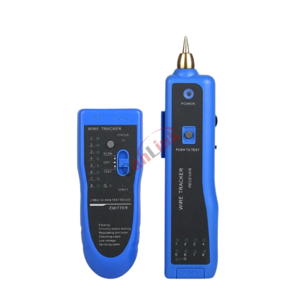 Lan Netwerkkabel Tester Cat5/Cat6/Rj45 Utp Stp Line Finder Telefoondraad Tracker Tracer Diagnosticeren Toon Afstand Kabel Tester