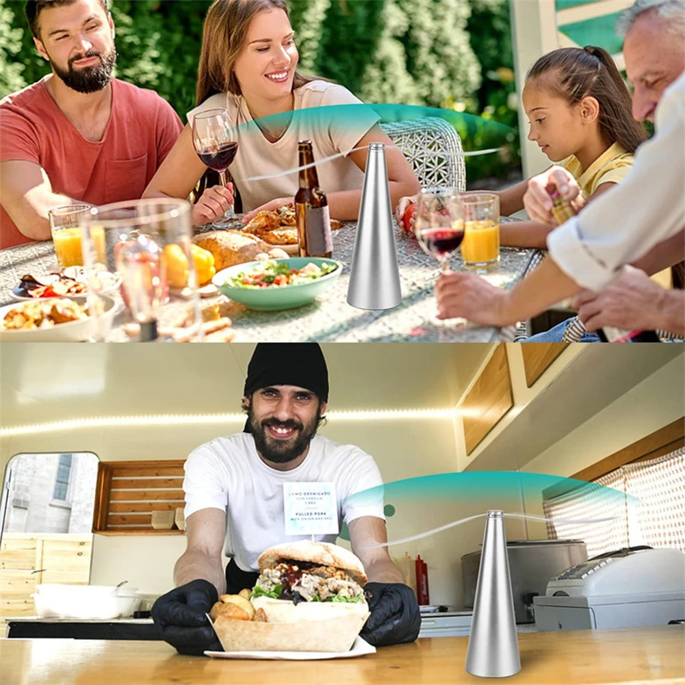 Fly Fans for Tables Battery Powered Fly Repellent Fan Food Fan Portable Outdoor Picnic Fan for Picnic Restaurant Party Home BBQ