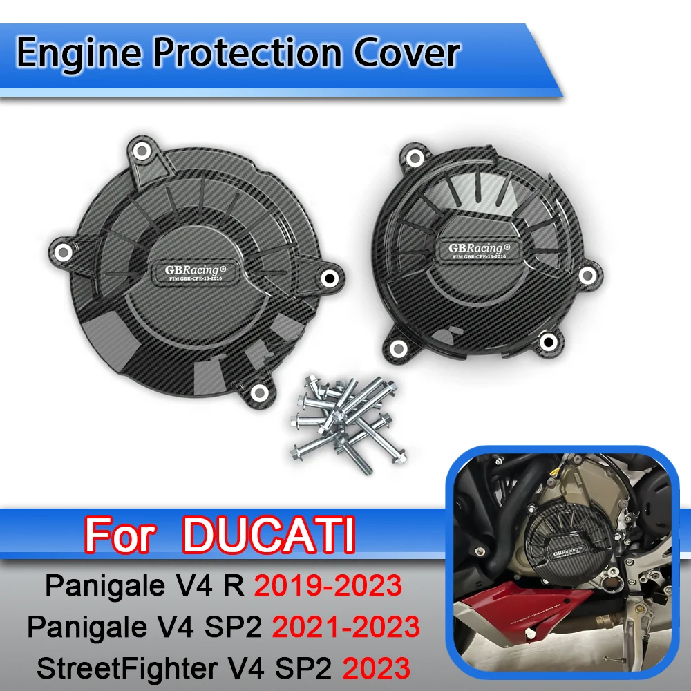 

For DUCATI Panigale V4 R 2019-2023 Panigale (V4 SP2) 2021-2023 StreetFighter V4 SP2 2023 Engine Cover