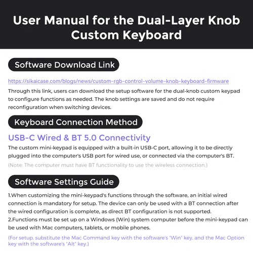 Imagen 2 del producto Perilla de doble capa, teclado inalámbrico personalizado RGB, Control personalizado, perilla de volumen, Multimedia, oficina, vídeo cósmico, edición de Audio, ilustraciones