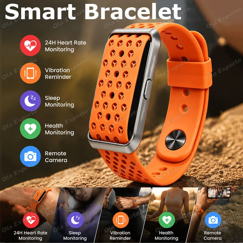 Smart Bracelet No Screen Design Heart Rate Blood Oxygen Sleep Health Monitoring Pedometer Sports Waterproof Smart Wristband H10
