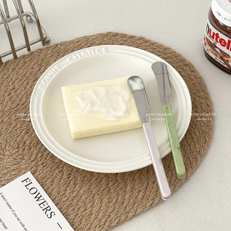 Cuchillo para mantequilla de acero inoxidable, cuchillo para postre, espátula, cuchillo para queso y queso crema, cuchillo para aplicación de mermelada, cuchillo para untar pan