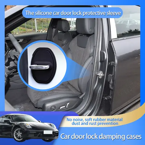 포르쉐 911 GT3 991 997 996 993 992 자동차 도어락 커버 실리카겔 자동차 스타일링 케이스 보호 스티커 (자동차 액세서리)