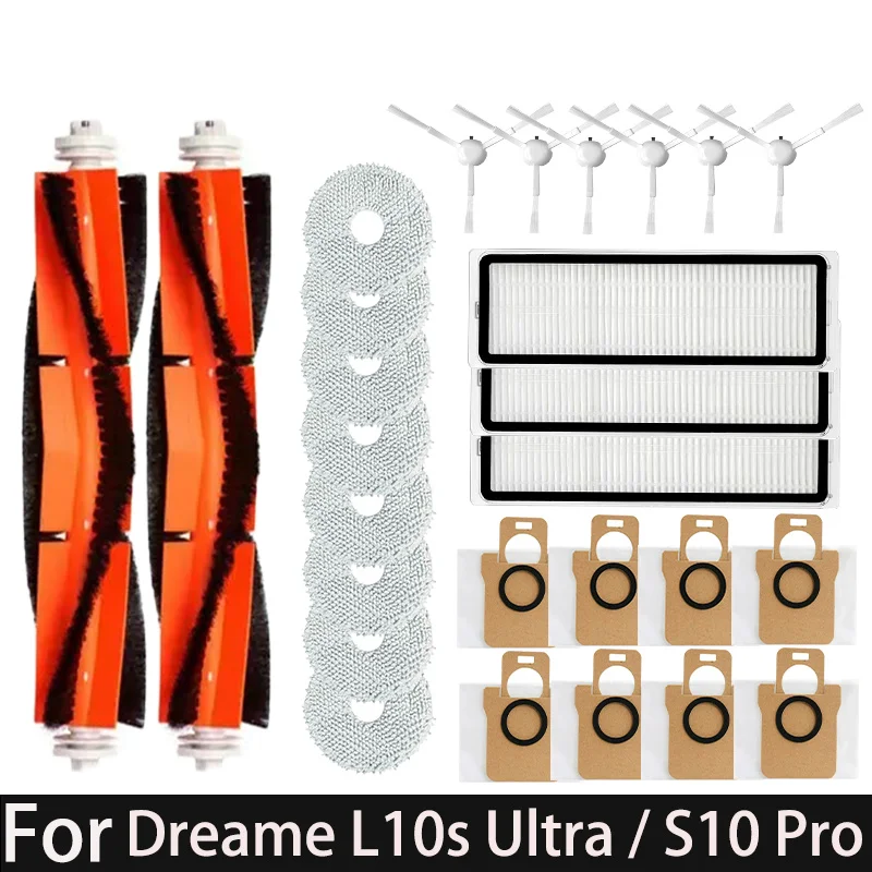 

For Xiaomi Mi Home Omni 1S 2 C102CN B101CN B116 X10+, dust bag for Dreame L10s Ultra/S10 Pro accessories filter wipes suitable