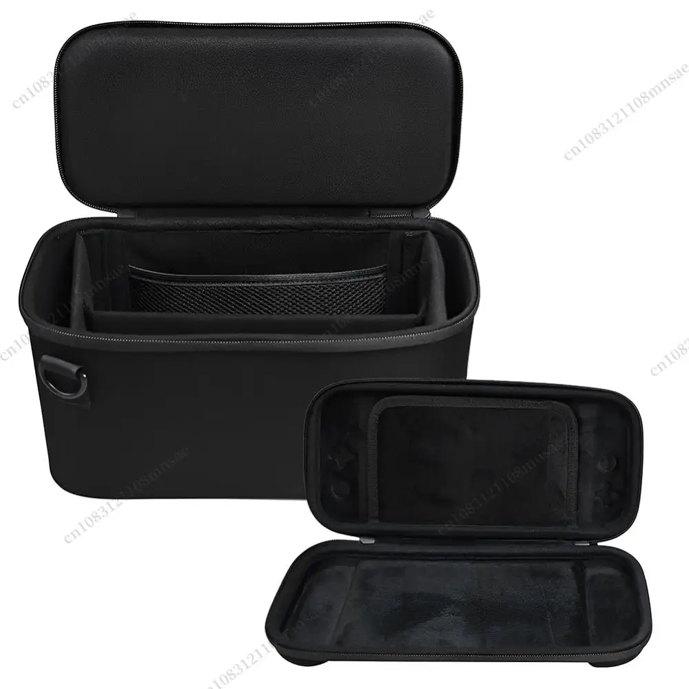 

Portable Storage Bag Shockproof Travel Carrying Bag 2 in 1 Handheld Game Console Case for Switch 2 Console Base Power Adapter