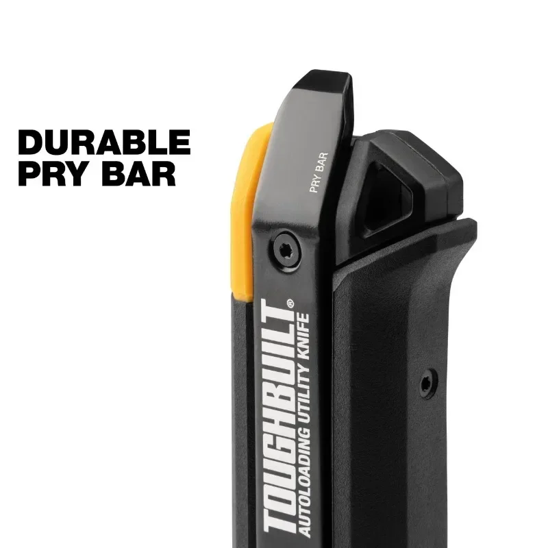 TOUGHBUILT TB-H4-10-A Auto-loading Utility Knife With Pry Bar Hand Tools Outdoor Tool Toughbuilt Utility Knife