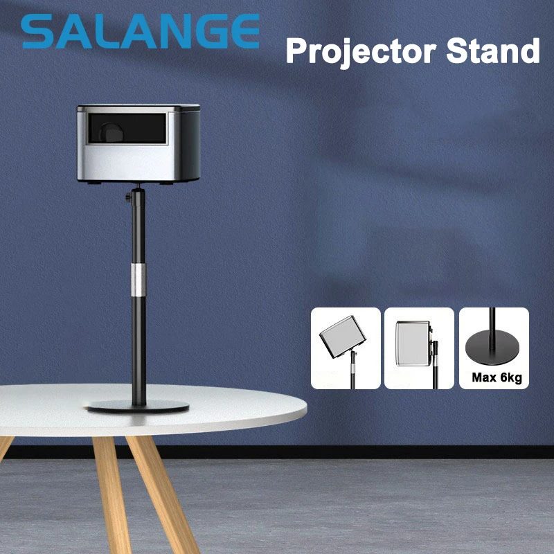 Salange soporte para proyector Deskotp, cabeza giratoria de 360 °, ajustable, Compatible con tornillo de 1/4 pulgadas para proyector XGIMI Xiaomi