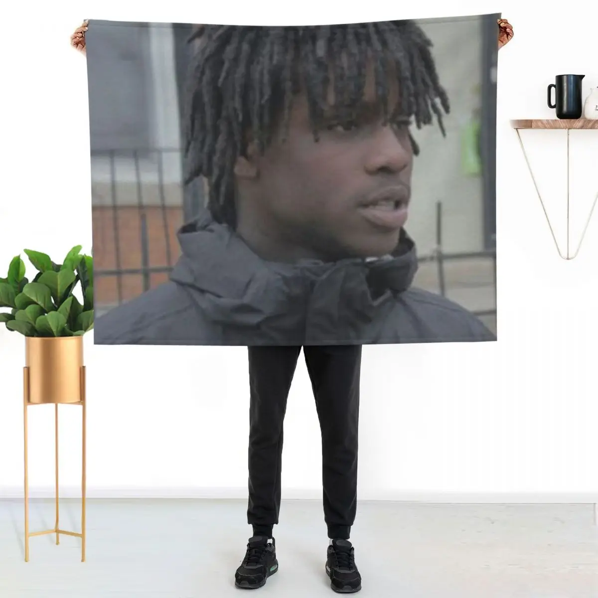 

chief keef Throw Blanket Fluffy Cozy Throw Blanket for Home Decor