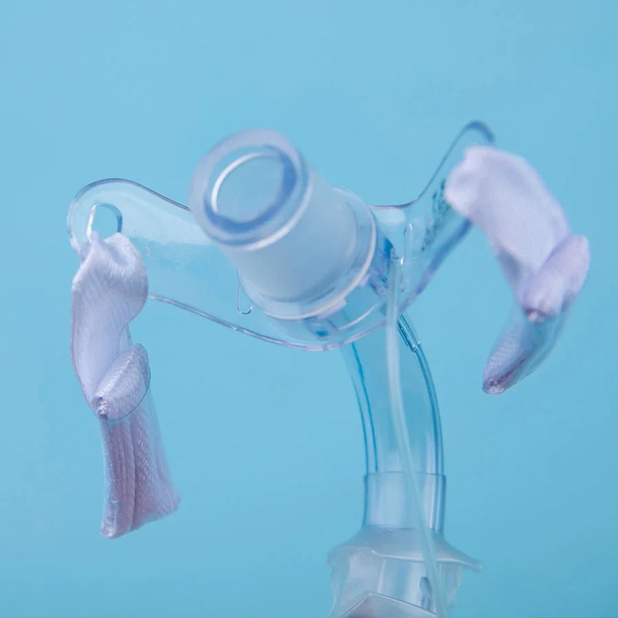1Pcs Disposable Sterile Enhanced Standard Medical Grade PVC Tracheotomy Tube with Cuff for Person and Pet Size 3.5 to 9.0