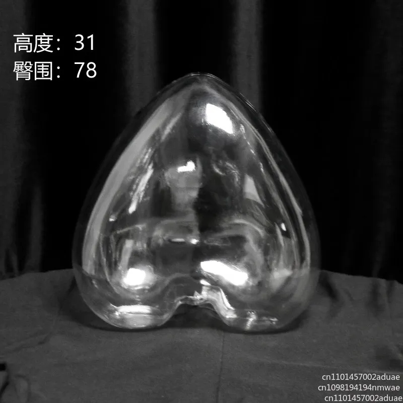 For Men's and Women's Hip Models Transparent Underwear Display Props Heart-shaped Men's and Women's Underwear 3D Shooting Model