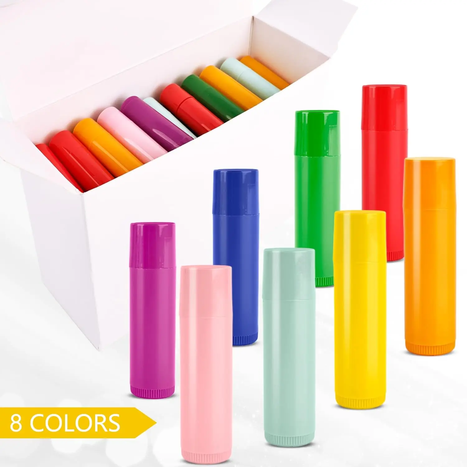 100 Stück 5g Leere Kunststoff-Lippenbalsambehälter, Nachfüllbare Drehbare Lippenstifttuben, DIY Lipgloss-Balsamtuben, DIY Kosmetik Großhandel – Detail 2