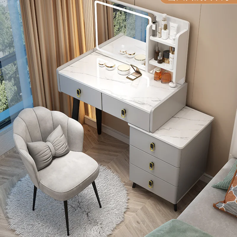 High Sense Dressing Table Storage Cabinet Apartment Simplicity Dressing Table Luxury Modern Penteadeira Para Quarto Furniture