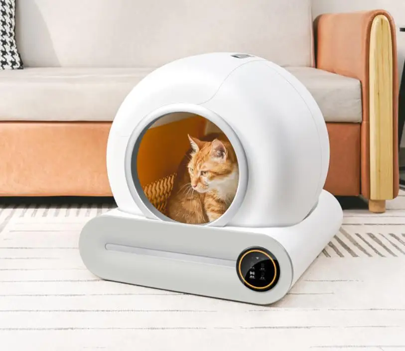 Multiple Cats APP Control Low Noise Self Cleaning Safety Large Capacity Automatic Cat Litter Box