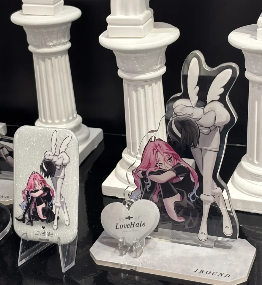 eternal covenant - dress up sticker acrylic stand set 2025 new Alien stage Love hate Acrylic stand san yue shou official original  merchandise
