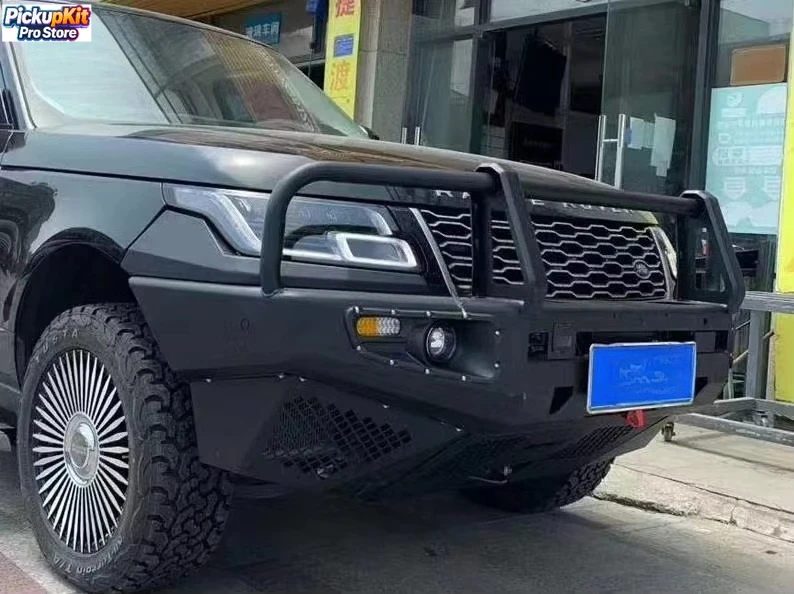 

Classic Heavy-Duty Steel Bull Bar Front Bumper for 4th Gen L405