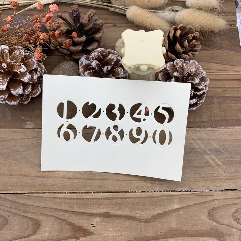 إطار دائري رقمي قطع معدنية استنسل قوالب DIY بها بنفسك سكرابوكينغ قالب قطع القوالب اليدوية النقش الزخرفية