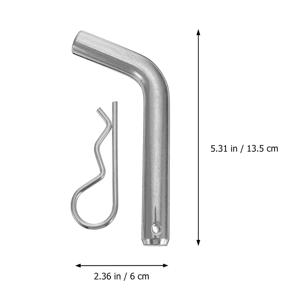 Tow Hitch Pin Zinc Trailer Pin Diameter Truck Hitch Tractor Hitch Hook Towing Hitch Clips for Family Car Camper Van Accessories