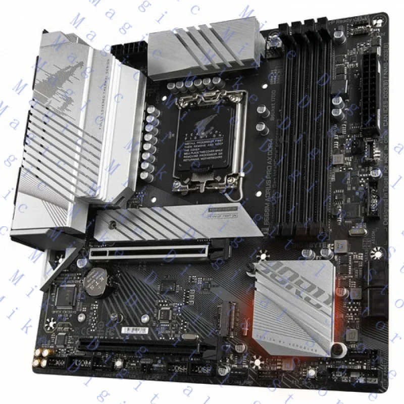 H  FOR Gigabyte B660M AORUS PRO AX DDR4 Motherboard Intel B660 LGA1700 DDR4 M.2 mATX DP