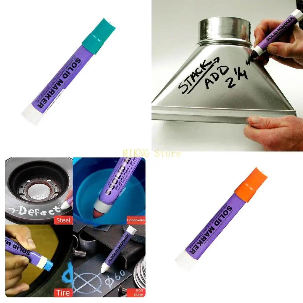 

Маркер для краски для резиновых стеклянных поверхностей, устойчивая к выцветанию маркировочная ручка, пластиковый дизайн, лучшая