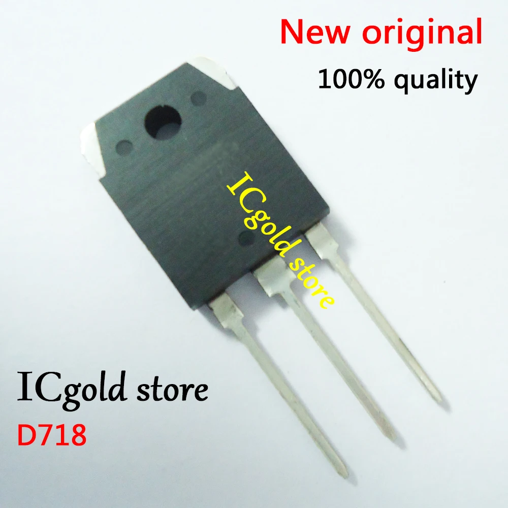 

5 pairs 2SB688 B688 + 2SD718 D718 or KTB688 + KTD718 TO-3P 8A 120V