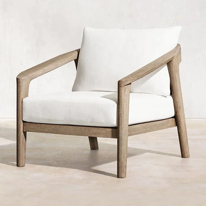Tradition Indoor or Outdoor Hotel Garden Villa Court Yard Waterproof Fabric Wooden Rattan Chair Sofa