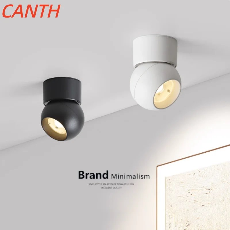 Embedded LED wall lights for home living room, background wall, no main light, adjustable angle, corridor passage lamps