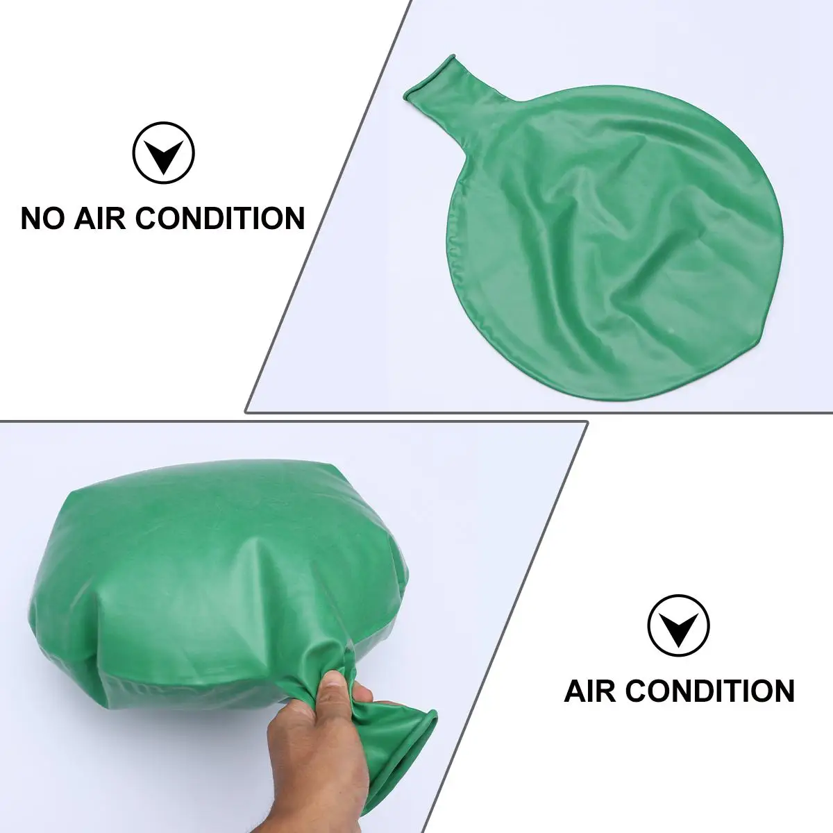 Balões de festa de bola de látex verde extensível não tóxico atividades de clube de aniversário balões de confete