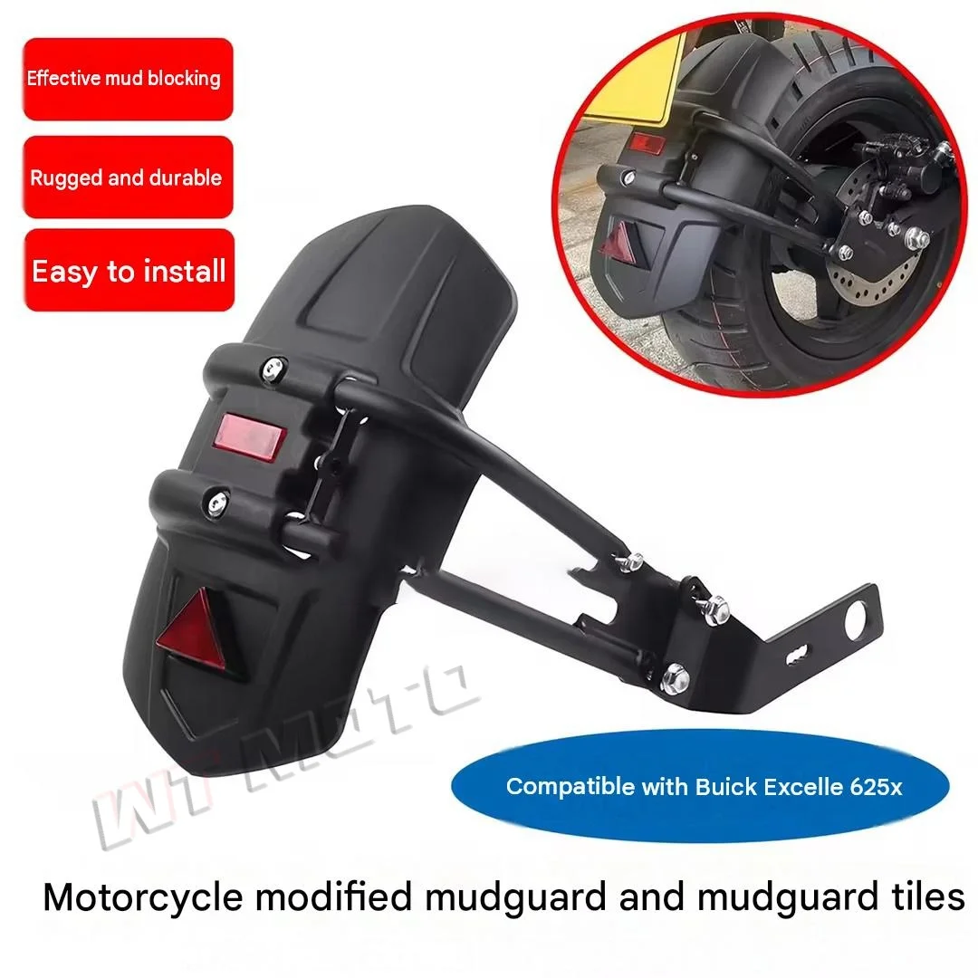 For KOVE 625X Motorcycle Extended Enlarged Rear Mudguard Rear Fender Splash Guard Mod Spare Parts