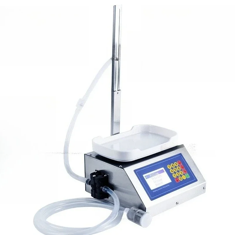 Small numerical control liquid weighing filling machine Semi-automatic perfume juice quantitative canning machine 1000ml