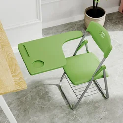 Folding Training Chair with Writing Board Chair Office Staff Meeting Chair with Table Board Student Desk and Chairs Integrated