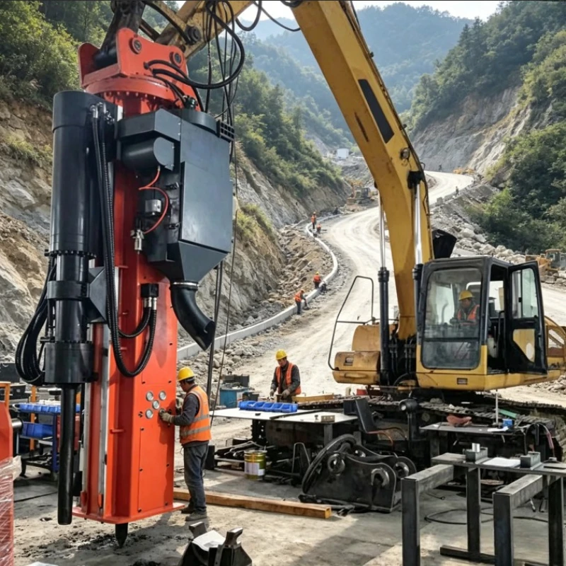 Integrated Hydraulic Rock Drill Splitter Perfect for Tunnel & Slope Engineering
