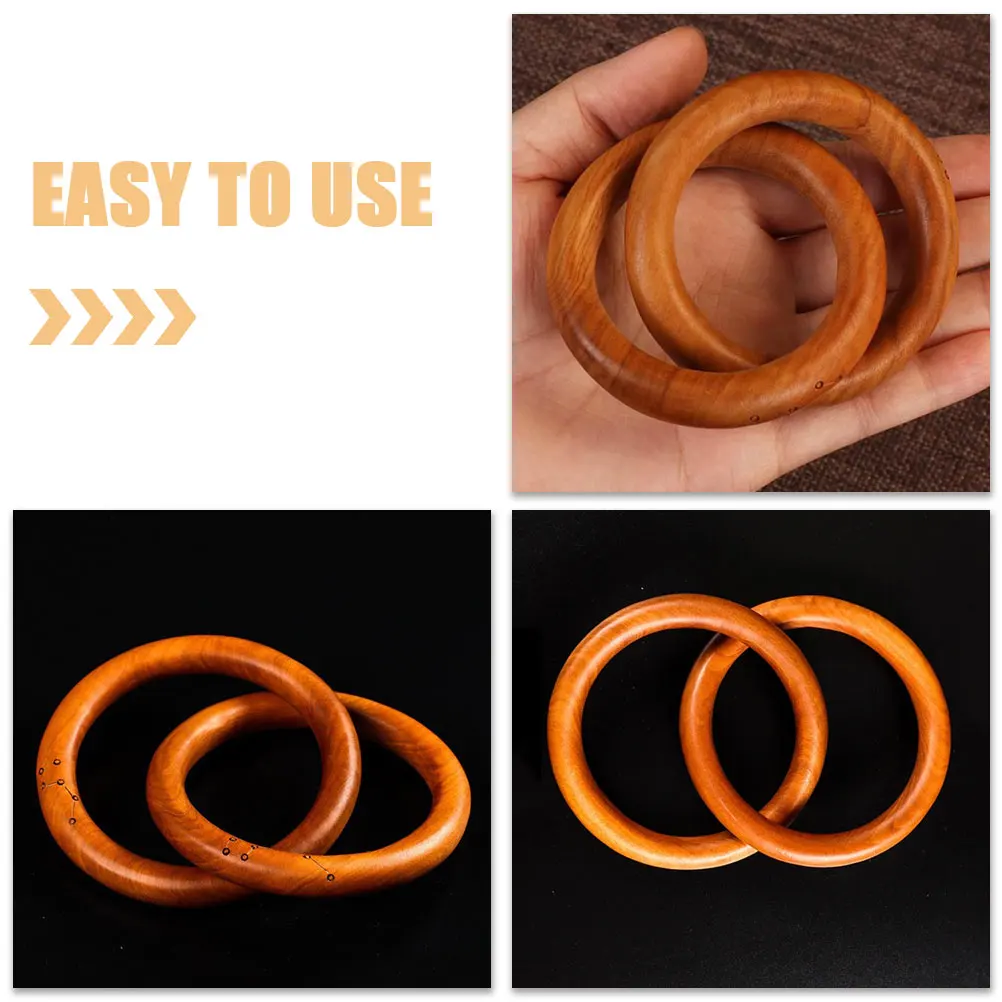 

Wood Chain Link Decor Knot Craft Home Accent Wall Desktop Craft Boho Entryway Living Room Bedroom Shelf