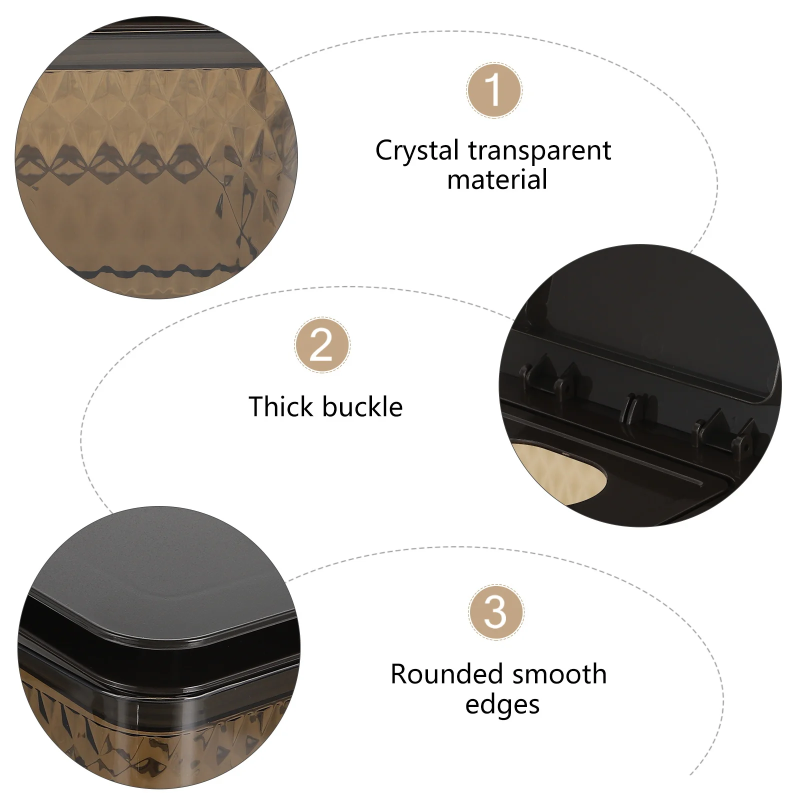 

1pc Plastic Wet Wipe Box Smooth Finish For Home Office Hotel Decorative Tissue Storage Container Napkin Holder Case