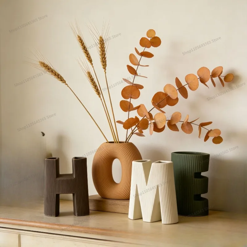 For A Set of Letter Ceramic Vase Decorations