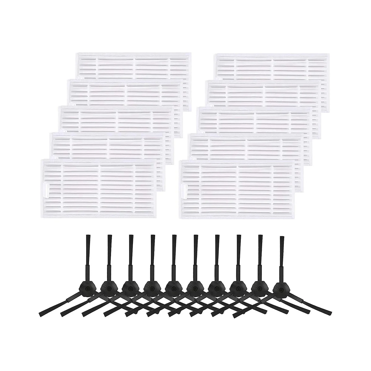 스위퍼 필터 V5S V3 V5 V3S 로봇 진공용 교체 필터 및 브러시 액세서리 고효율