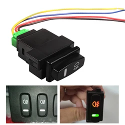 1Piece Car Fog Light Switch For Renault Laguna Megane Scenic Twingo Espace Master Trafic Original Size 5 Pin ON-OFF Button 12V