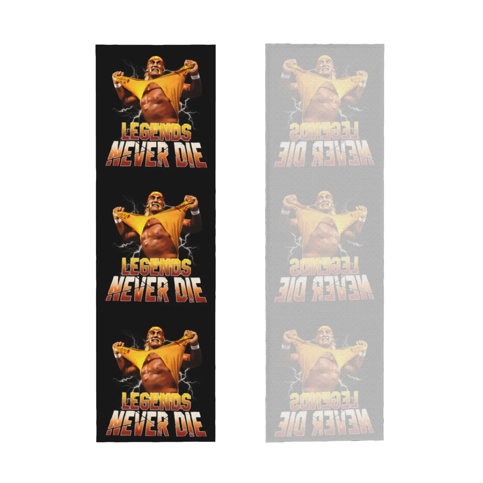 American Pro Wrestling Hulk Hogan Cold Exercise Towel Face Towel Quick Drying  Sports Breathable Cold Towel