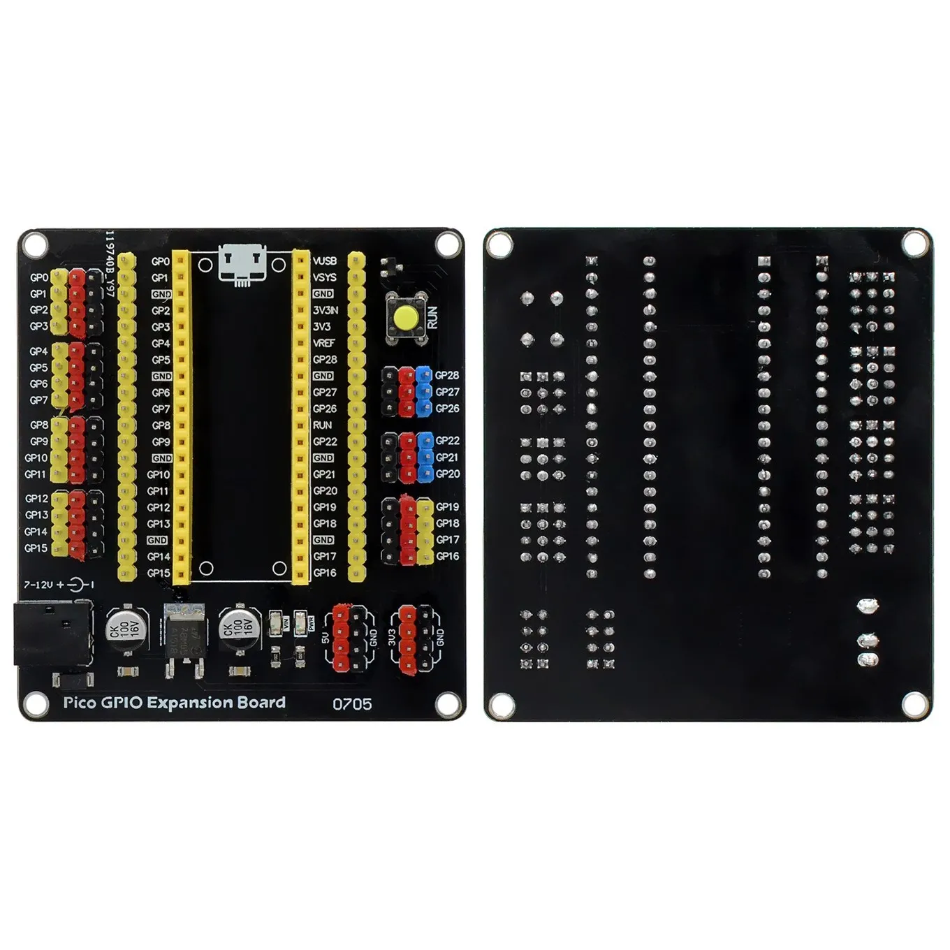 Raspberry Pi Pico Expansion Board GPIO Breakout Extension Adapter Onboard Male and Female Pins for image 3