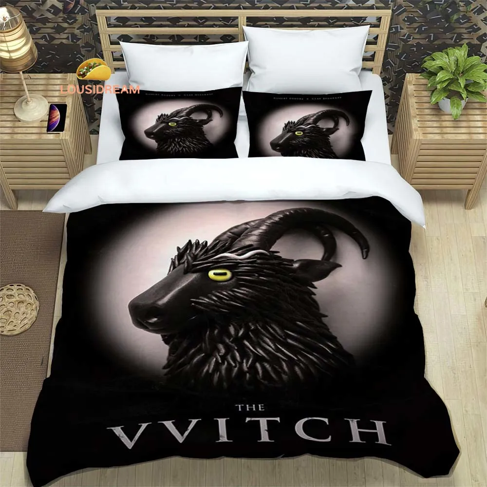 

Evil Witch Poster Logo Sheet Quilt Covers Bedding Dormitory Sheets Three-piece Bedding Set Three-piece Soft Warm Bedding Set