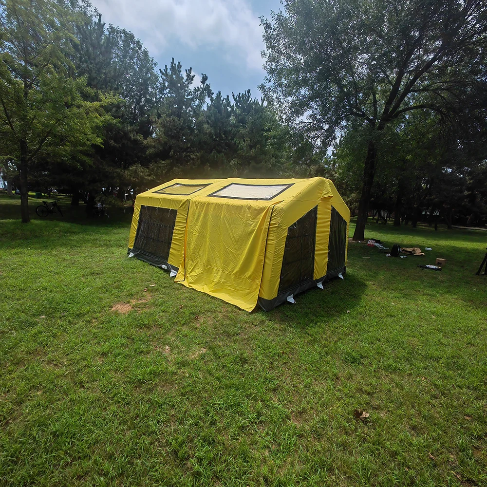 Four Season Inflatable Tent With Cold Resistant And Warm Keeping Function For Winter Use