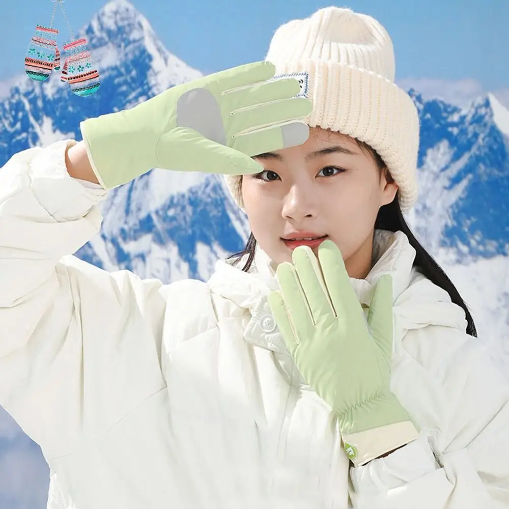 

Прочные зимние перчатки, зимние теплые перчатки для верховой езды с сенсорным экраном, водонепроницаемые нескользящие лыжные перчатки для верховой езды