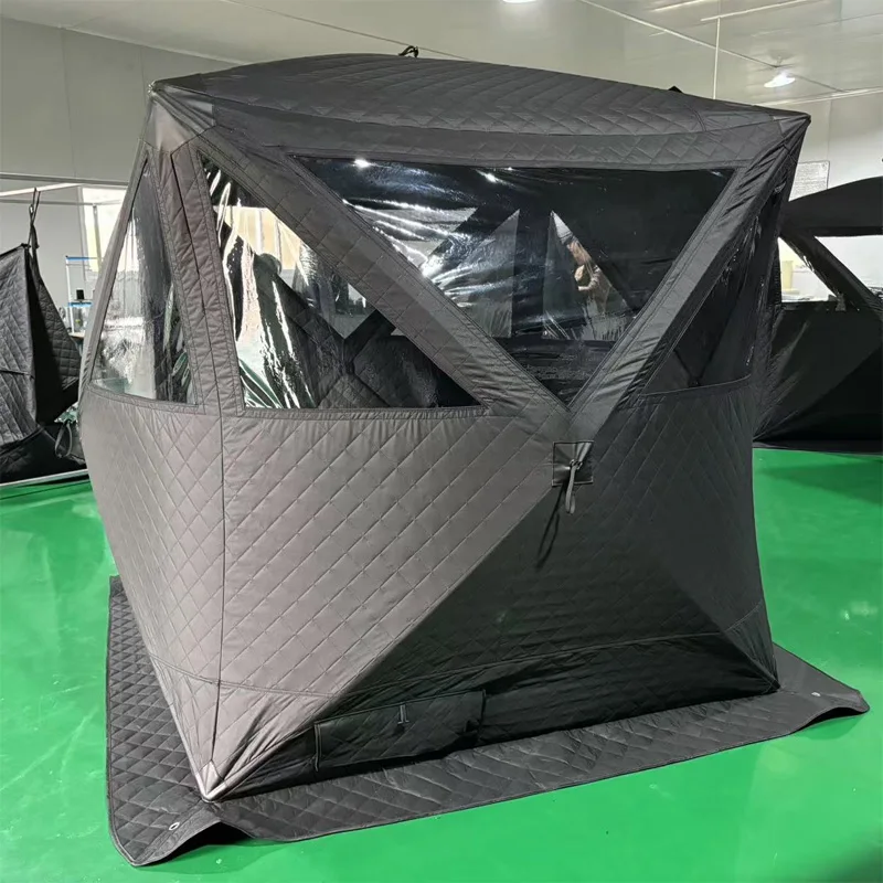 

Warmfire Factory Wholesale Cheap Price Innovative Sauna Tent Heat Retention Ice Fishing Tent Waterproof Sauna Tentcustom