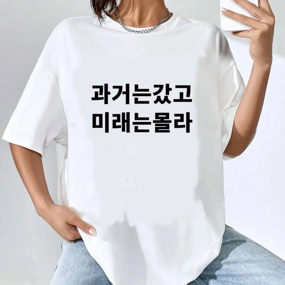 Korean Printed t-shirt women Classic anime Y2k women Breathable top tees 80s aesthetic hip hop Pop Culture Grunge Psychedelic