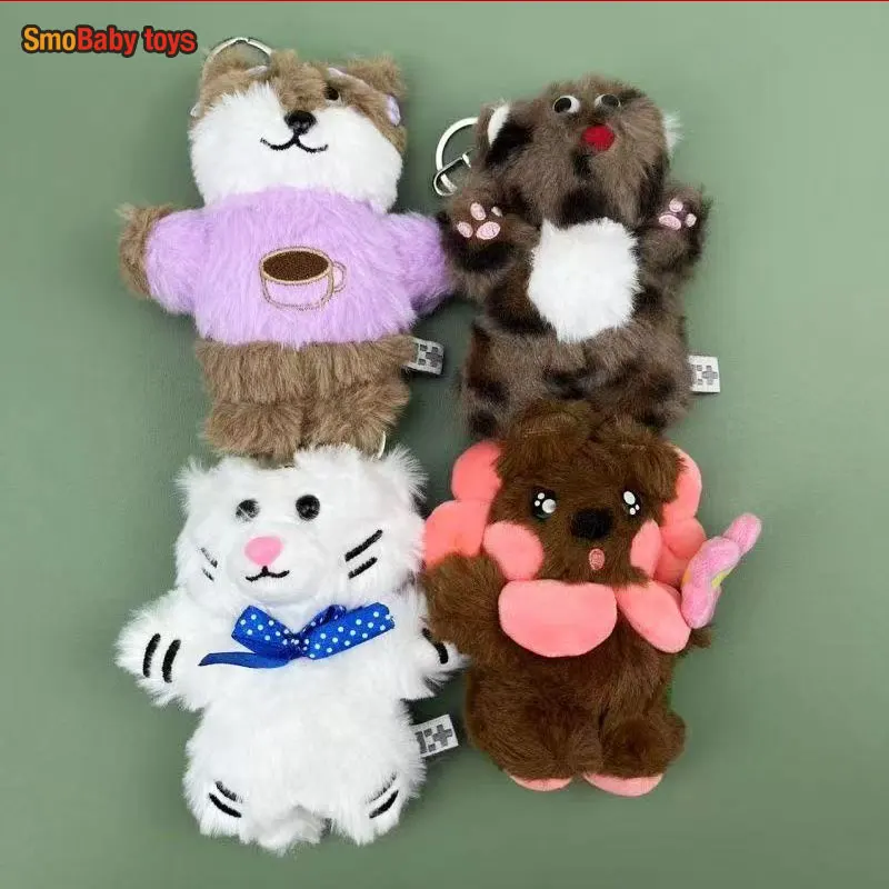 KPOP ILLNG Plush Doll Keychain Pop-up Store Doll Bag Pendant YUNAH MINJU WONHEE IROHA MOKA Fans Collection Gifts 10cm