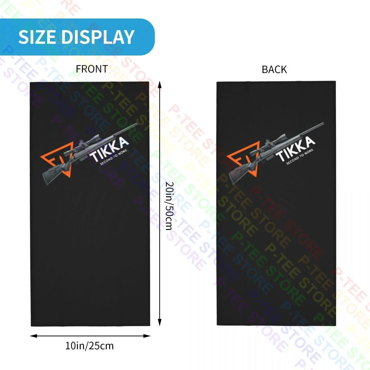 Tikka T3 Logo Mdt Tac21 Systems قناص بندقية الرقبة الجراب باندانا وشاح قناع الوجه تزلج الرجال النساء الأشعة فوق البنفسجية واقية