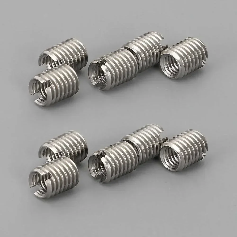 10PCS Stainless Steel Thread Adapters Convert M8 8mm Male To M6 6mm Female Hardware Fasteners Threaded Reducer Insert