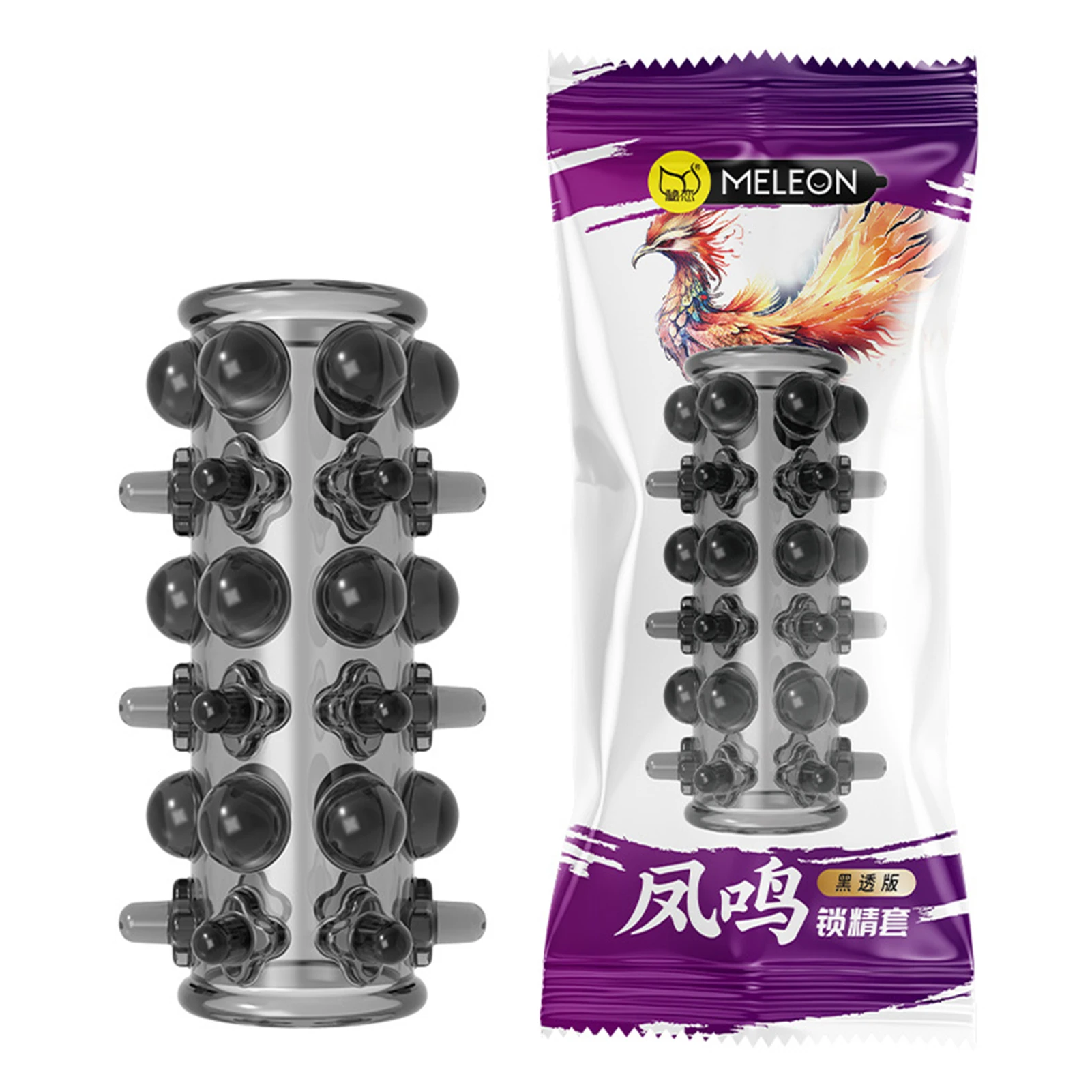 Large Particle Semen Lock Rings 4Style Delay Ejaculation Cock Penis Rings For Men TPE Material Pussy G-Spot Stimulation Sex Toy